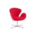 Matt Blatt Arne Jacobsen Swan Chair Replica (Red)