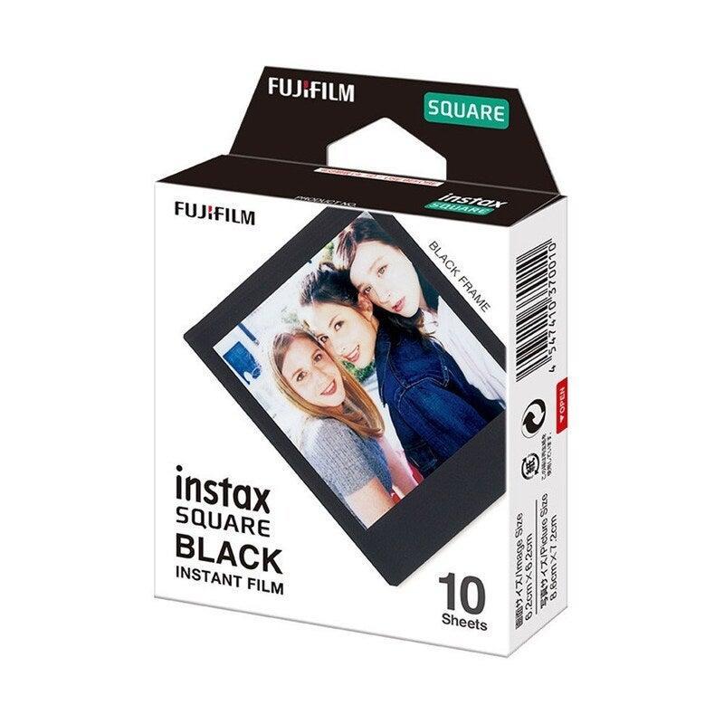 Fujifilm Instax Square Camera Instant Film Photo Paper Black