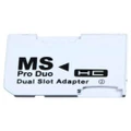 2 Microsd / Sdhc Cards Adapter Tf To Memory Stick Ms Pro Duo For Ps White