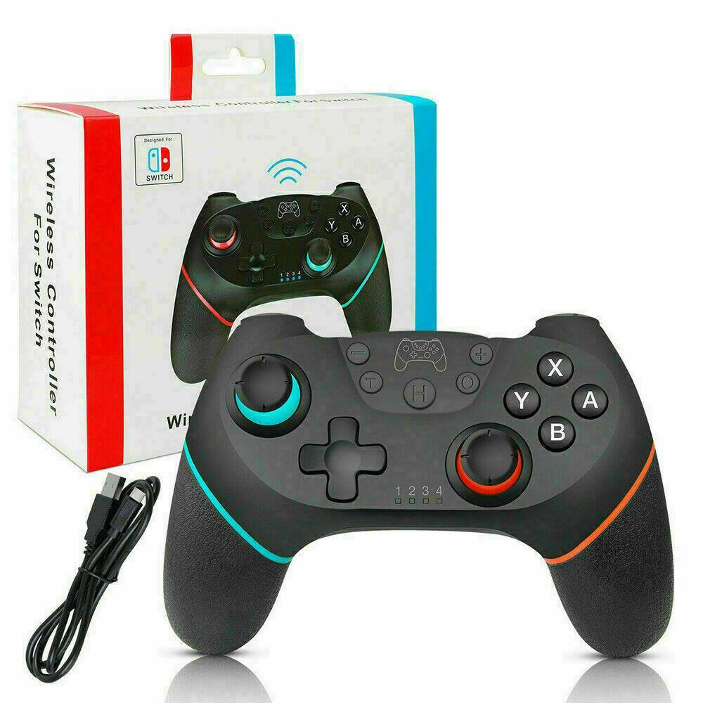 Bluetooth Wireless Gamepad Joystick Switch Pro Game Controller For Nintendo Switch (Blue Red)