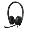 SENNHEISER | On-ear double-sided USB-A headset in-line call control. Certified for Microsoft Teams and optimised for UC. Active Noise Cancellation.