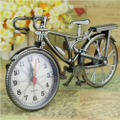 Vintage Arabic Numeral Retro Bicycle Pattern Creative Alarm Clock Home Decor