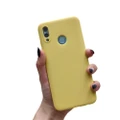 Anymob Huawei Matte Yellow Candy Color Mobile Phone Case