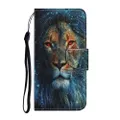 Anymob Samsung Dusted Lion Painted Case Flip Wallet Leather Phone Cover