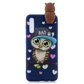 Anymob Samsung Blue Owl Silicone Case Animal Back Cover
