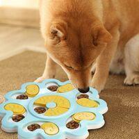 uppy Puzzle Toys Dog Training Game Slow Feeder Pet Bowl Feeder Toys Dog Paw Educational Slow Feeder Toys Multifunction Big Dog Brain Teaser(Mint)