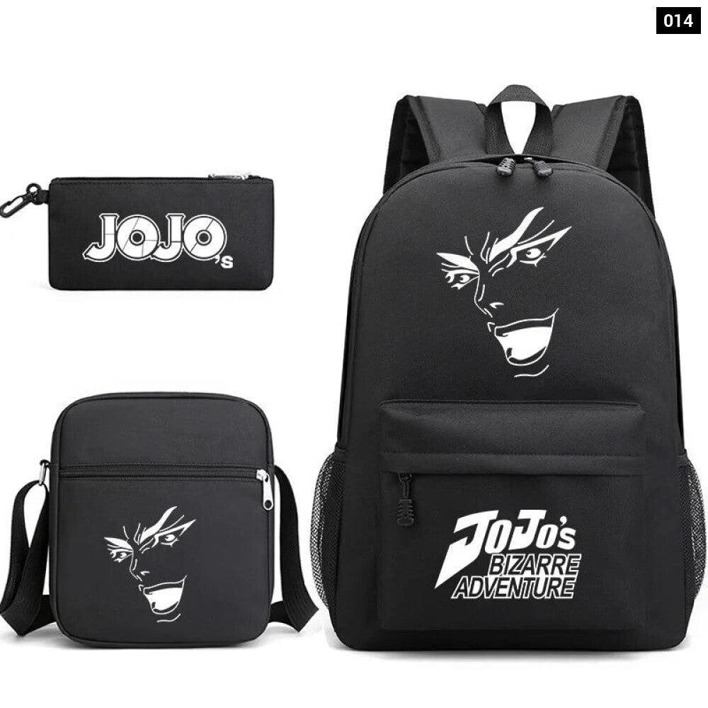 Jojo Bizarre Adventure Backpack Set For Kids