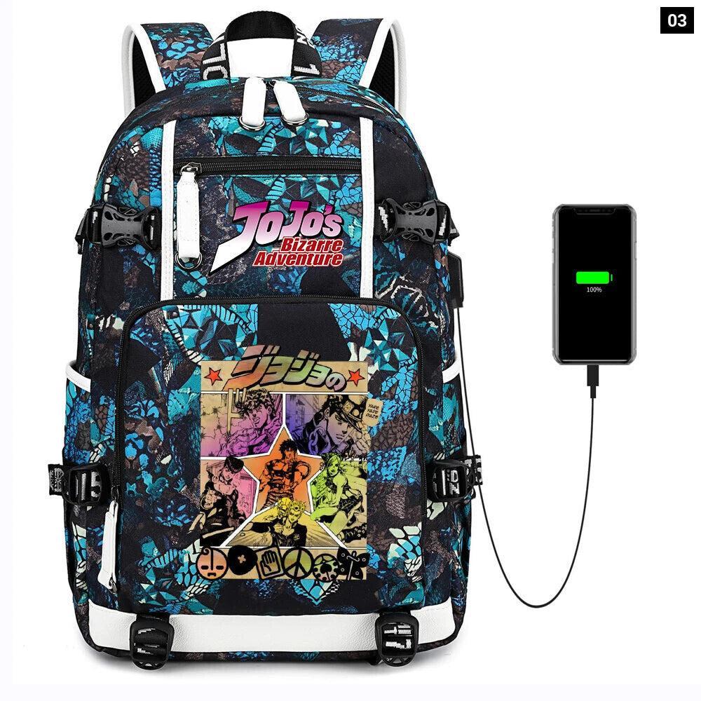 Jojo Bizarre Adventure Anime Backpack With
