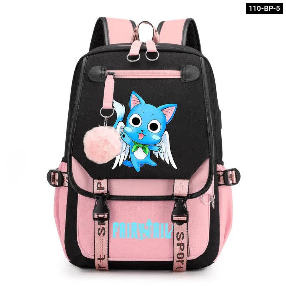 Fairy Tail School Bag Teen Student Backpack