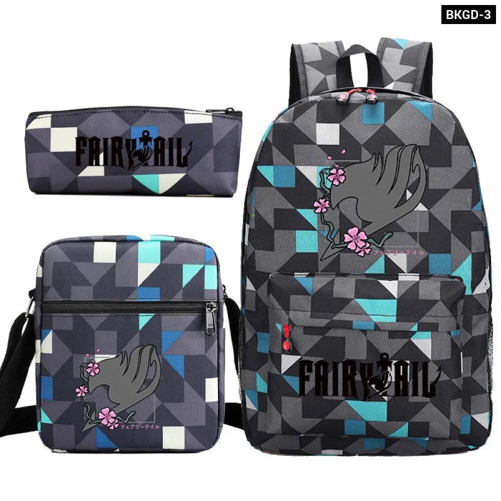 Fairy Tail Kids Backpack Cartoon School Bag