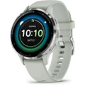 Garmin Venu 3S Silver Stainless Steel Bezel with Sage Grey Case and Silicon Band (AU Version)