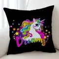 Girly Dreamy Unicorn Cushion Cushion Cover Only