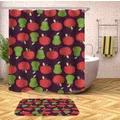 Pears and Apples Shower Curtain 180cm*180cm + 75cm*45cm Set