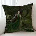 Fantasy Art Astranai the Beautiful Forest and Dragon Princess Cushion
