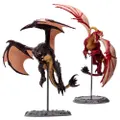 World of Warcraft - Red Highland Drake & Black Proto-Drake 1/12 Scale Figure 2-Pack