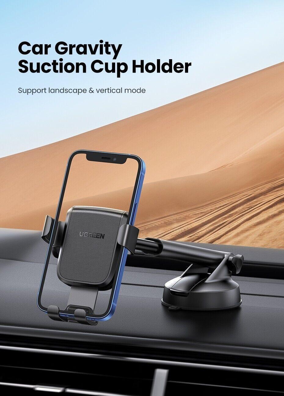 Car Mobile Phone Holder Dashboard Windscreen Suction Mount Stand iPhone 15 14 13