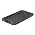 Healthy Choice Oil-Seasoned Reversible Cast Iron Griddle/Grill Plate 50x25cm