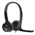 Logitech 981-000485 H390 USB Headset On ear Frequency response: Headset: 20 Hz–20 kHz Microphone: 100 Hz–10 kHz In-Line Audio Controls USB connec