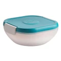 Trudeau Fuel 1.2L Salad On The Go Container w/ Lid Food Storage Tropical Blue