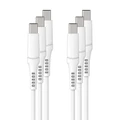 Kogan 100W PD Silicone USB-C Charge Cable (2m, 3 Pack)