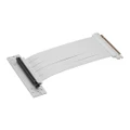 [OK1-7G21003-W57] PCI E 4.0 X16 RISER CABLE 180MM, White, Sectional design, soft material