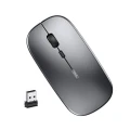 2.4Ghz USB Optical Mice Wireless Bluetooth Mouse For Macbook Laptop PC-Gray