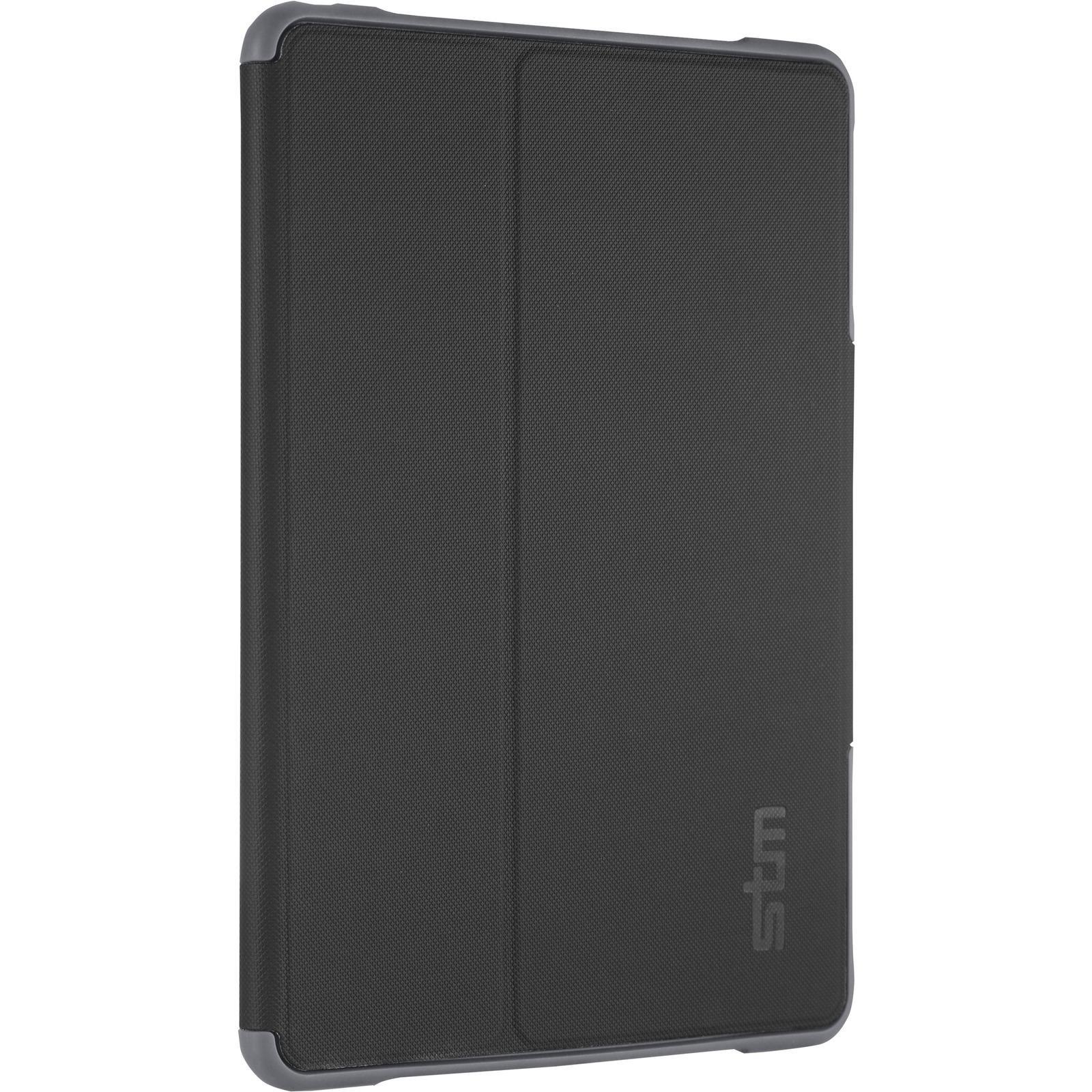 STM Goods dux Carrying Case Apple iPad Air Tablet - Clear, Black - Water Resistant, Drop Resistant, Spill Resistant - Polyurethane, Thermoplastic