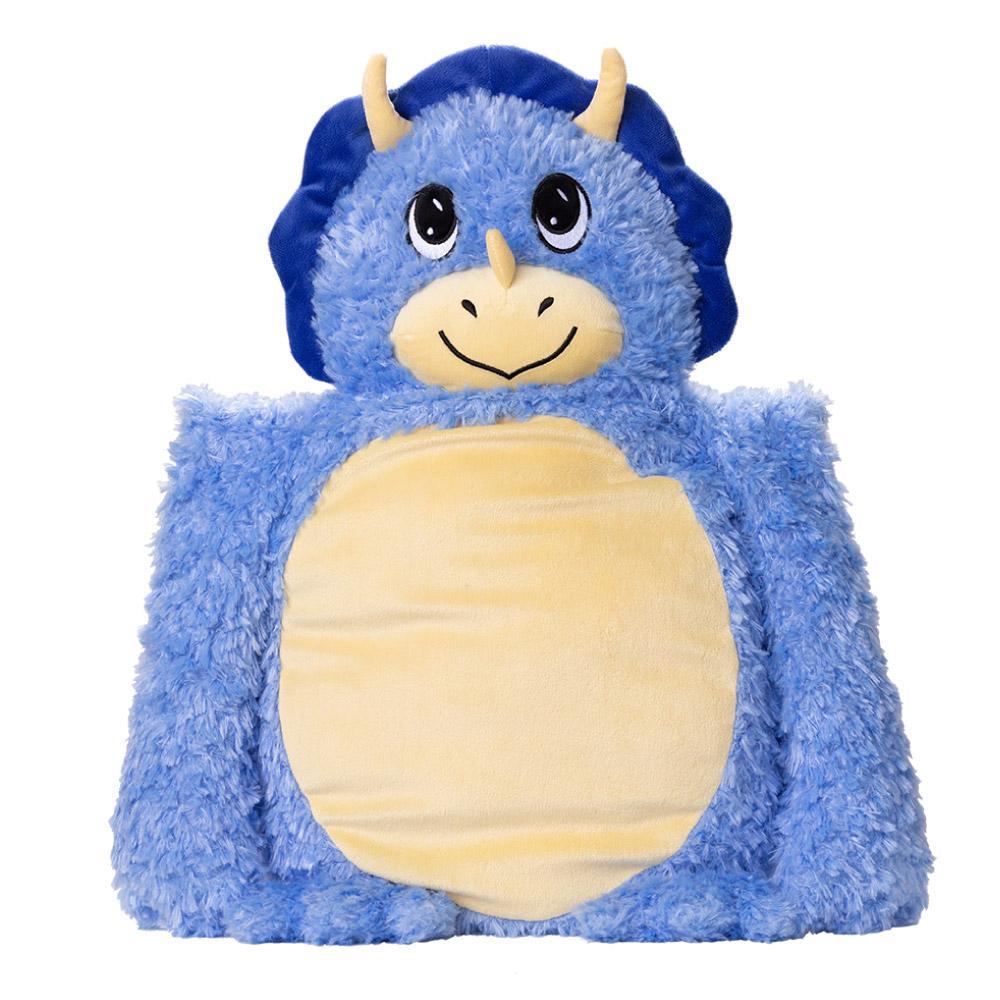 Little Big Hugs Triceratops | Fun to Wear, Cuddle and Take Anywhere | Plush Pet Toys With Long Arms & Weighted Paws