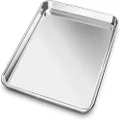 Baking Sheets Chef Cookie Stainless Steel Baking Pans Toaster Oven Tray 40X30X2.5cm