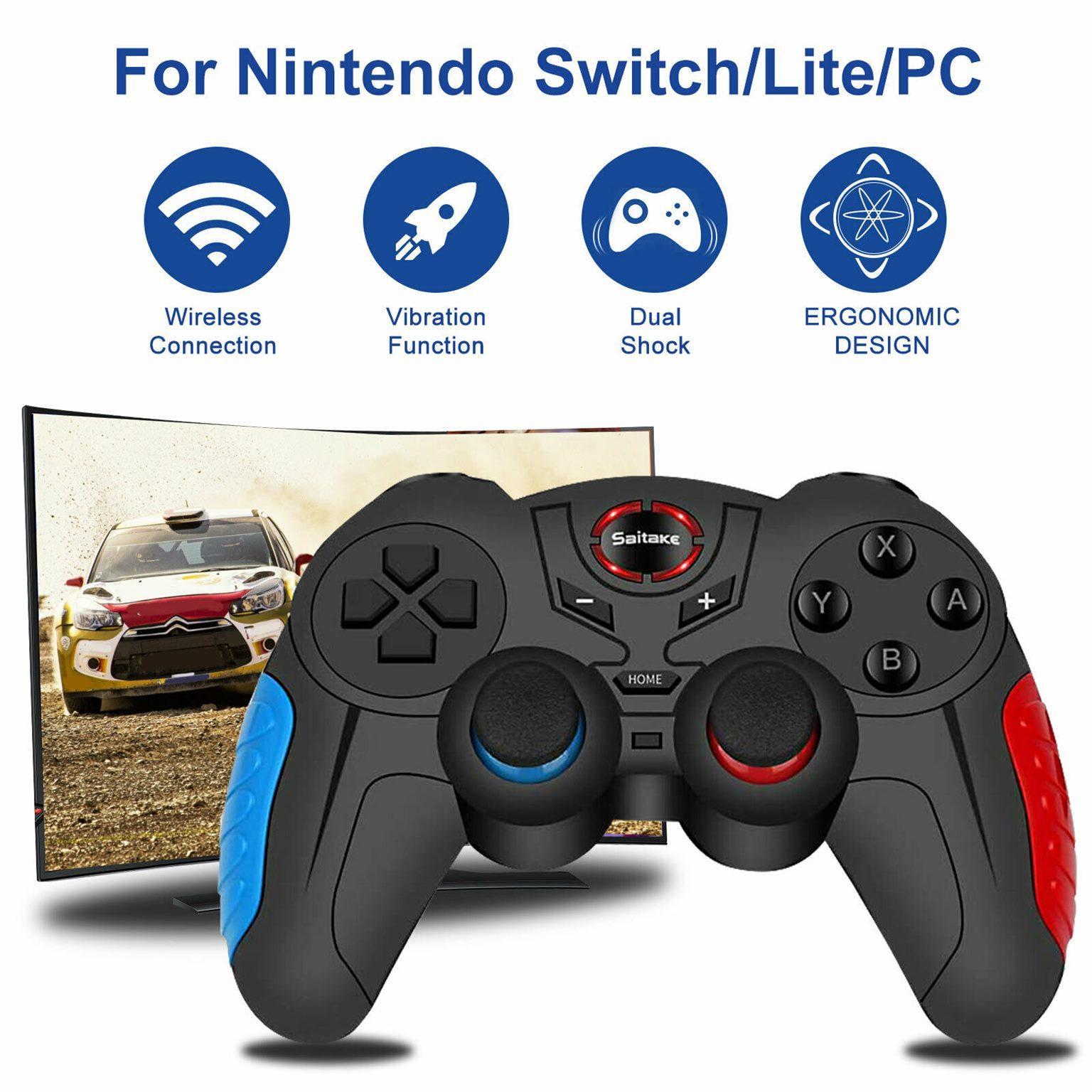 For Nintendo Switch/Lite/PC/Laptop Wireless Pro Controller Gamepad Remote Joypad