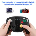 Wireless Bluetooth Controller Dual Shock Turbo Gamepad for Nintendo Switch / PC