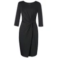 Brook Taverner Womens/Ladies One Neptune Midi Dress (Black) (M)