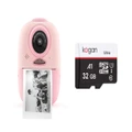 Kogan Kids Instant Print Digital Camera (Pink) + 32GB Micro SD Card
