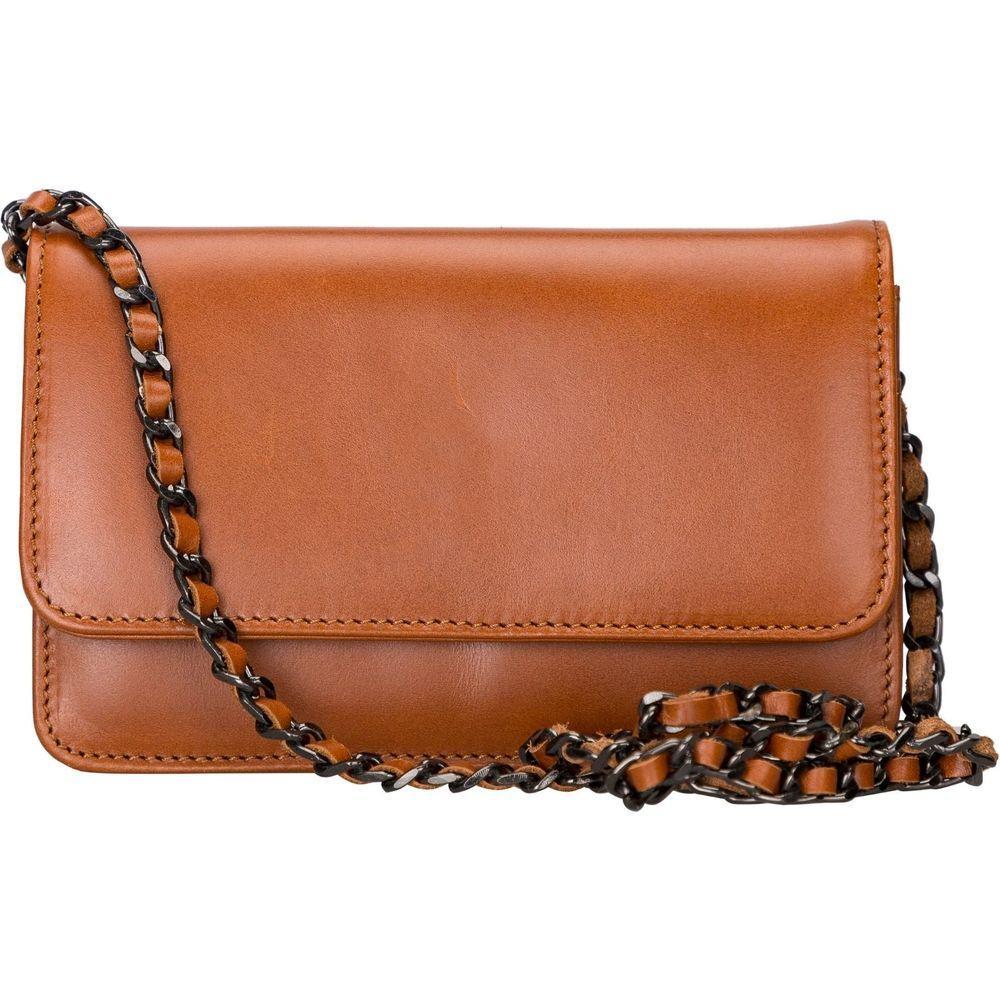 Luxury Leather Elegance: Evanston Minimalist Leather Handbag for Women in Classic Black