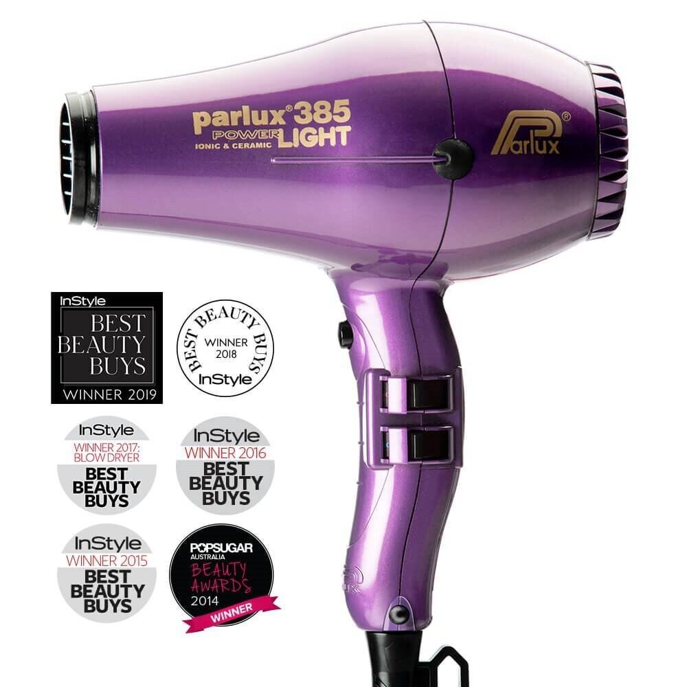 6x Parlux 385 Power Light Ceramic Ionic Hair Dryer Violet
