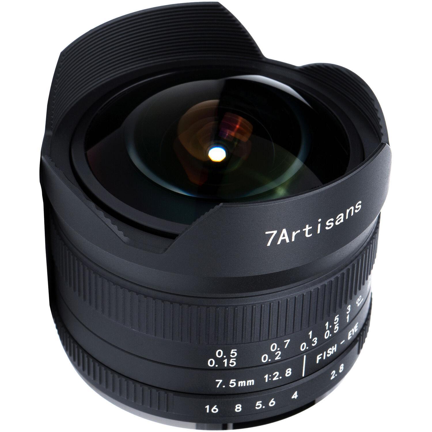 7artisans 7.5mm f/2.8 to f/22 II Lens for Sony (E Mount)