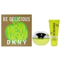 DKNY Be Delicious by Donna Karan for Women - 2 Pc Gift Set 3.4oz EDP Spray, 3.4oz Body Lotion