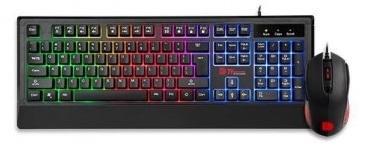 Thermaltake CM-CHD-WLXXPL-US Tt eSPORTS Challenger Duo Keyboard and Mouse Combo Rainbow-coloured Backlighting Anti-ghosting Keys 24-key rollover
