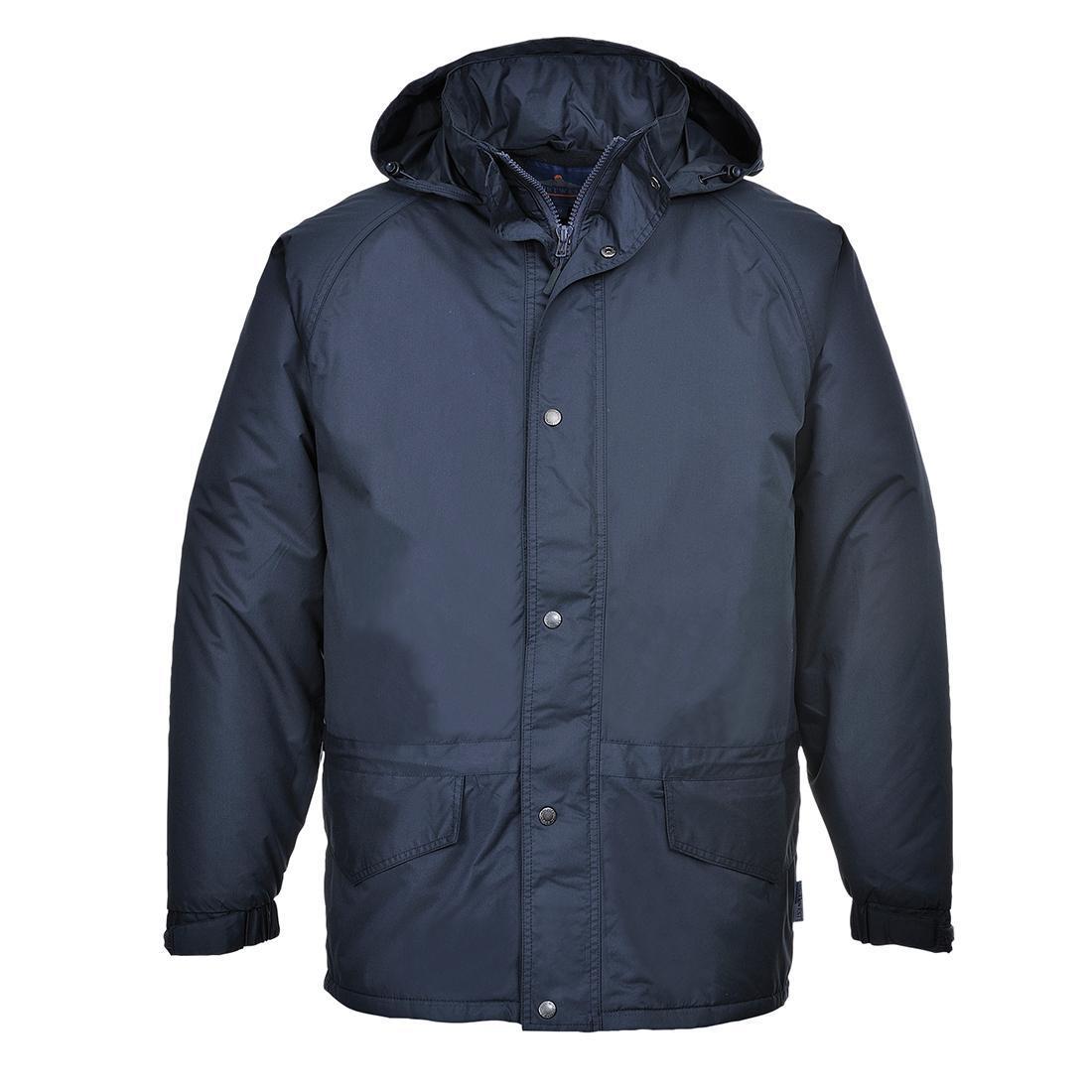 Portwest Mens Arbroath Fleece Lined Breathable Winter Padded Jacket (Navy) (XL)
