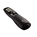 Logitech R800 Laser Presentation Remote with LCD Display for Time Tracking Black
