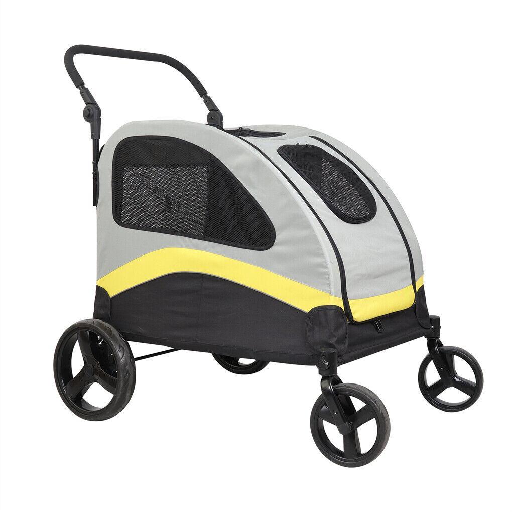 Foldable Dog Stroller Pet Jogger Wagon Travel Carriage