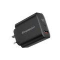 [CU265] Dual Port PD 65W GaN Fast Wall Charger USB-C + USB-A for Phone Laptop