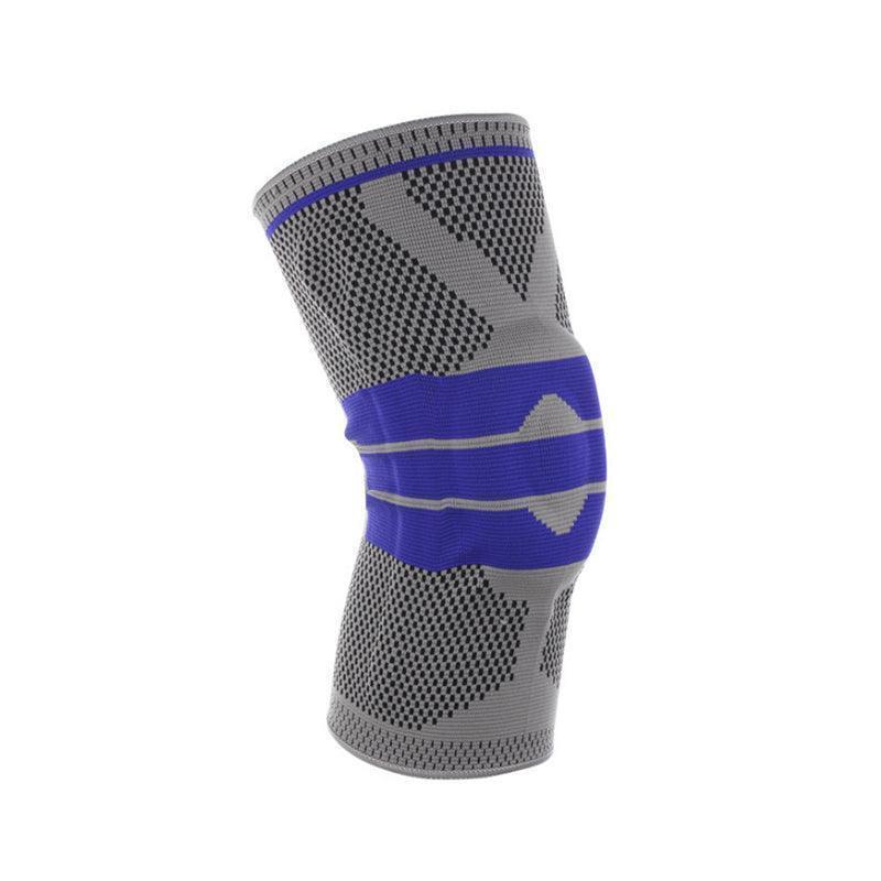 Knee Support Pads Brace Protector Full Gel Sports Joint Medial Gym Patella Strap Grey
