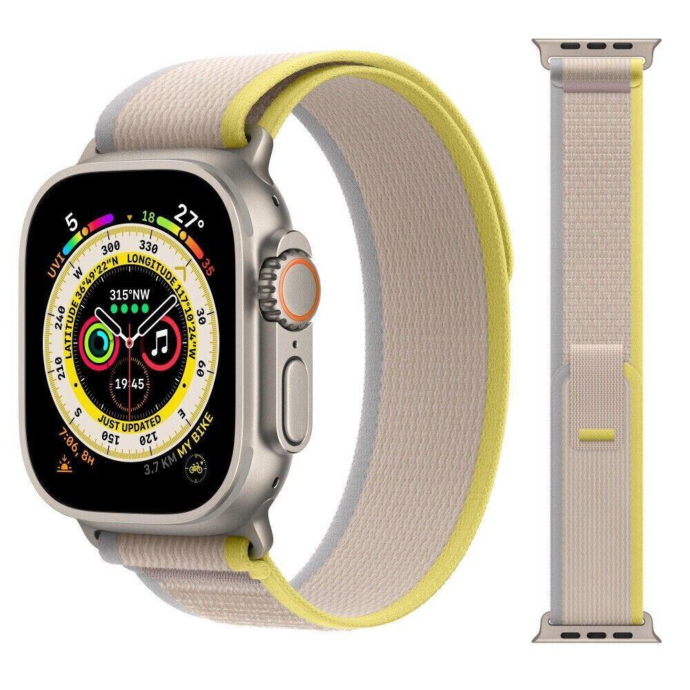 Trail Loop Apple Watch Band Strap IWatch Series SE Ultra 38 40 41mm Beige Yellow