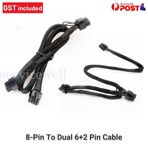 PCIE 8 Pin To Dual 6+2 8-pin Modular Power Supply GPU Cable For Corsair RM550X
