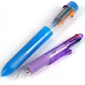 Anker International Stationary Retractable Pen (Pack of 2) (Purple/Blue) (One Size)