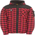 CAT Mens SEQUOIA RED BUFFALO PLAID JACKET 1610006 (Red/Black, S)