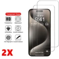 2x Tempered Glass Screen Protector For iPhone 15