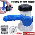 75mm Butterfly Valve IBC Water Stillage Tank Replacement Tap Container 2 Outlet