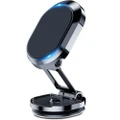Costcom Metal Magnetic Car Phone Holder Folding Magnet Dash Mount Mobile Phone Stand GPS (Black)